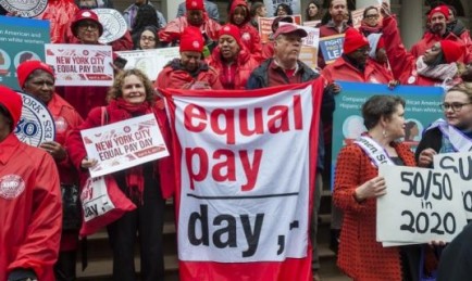 Equal Pay Day, maandag 5 november. 