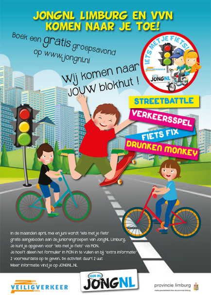 'Iets met je fiets' veiligheidsproject JongNL en VVN