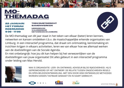 Save the date! Mo-themadag maatschappelijke organisaties Limburg - let op, de datum is gewijzigd!